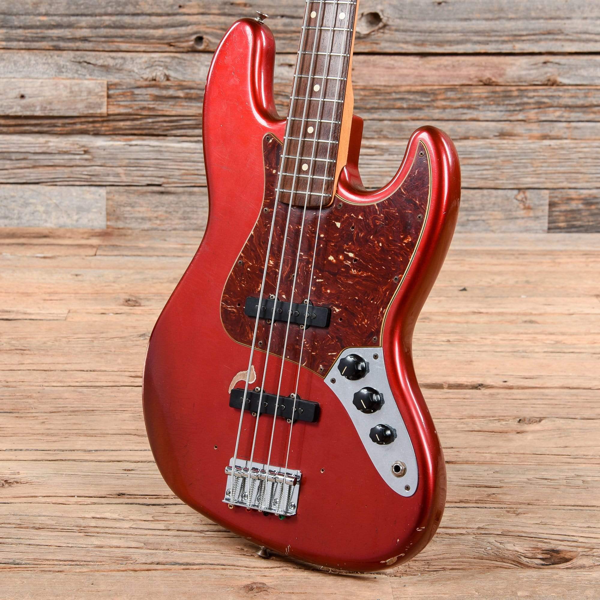 Fender Jazz Bass Faded Candy Apple Red 2011 Bass Guitars / 4-String