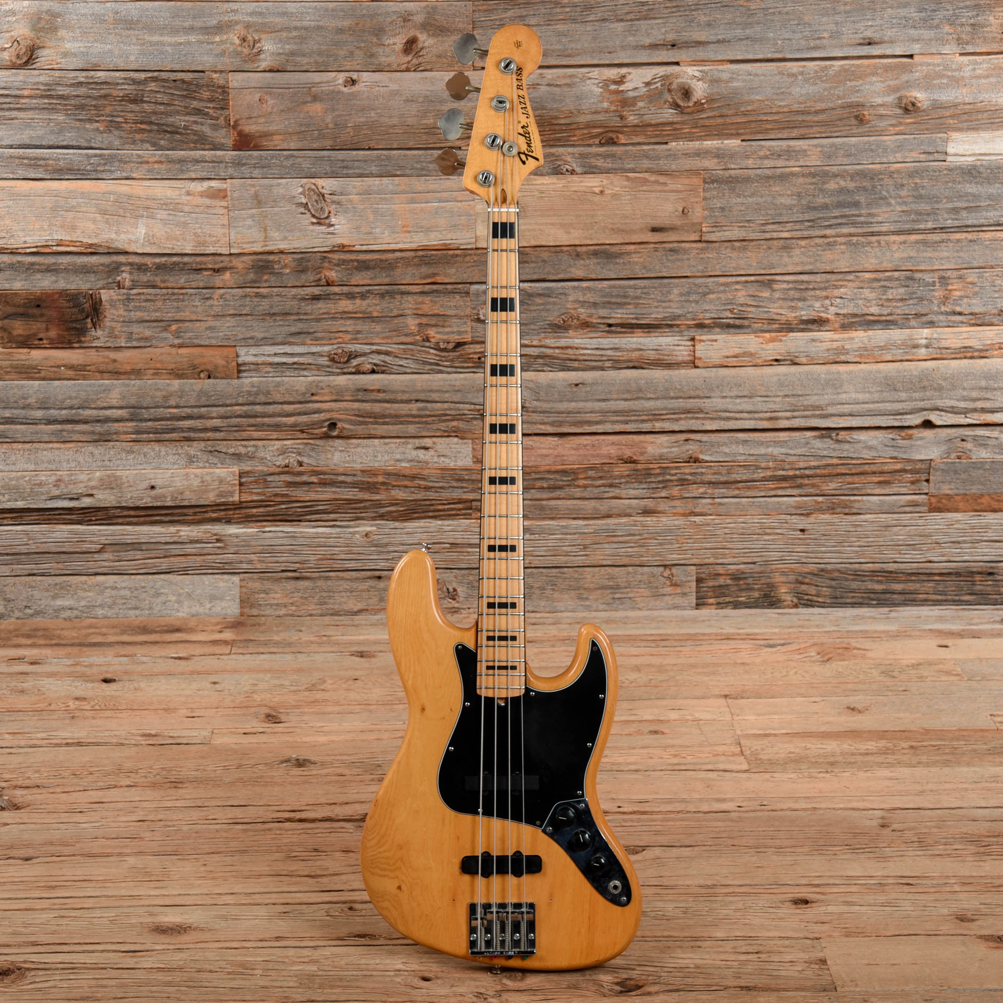 Fender Jazz Bass Natural 1972 Bass Guitars / 4-String