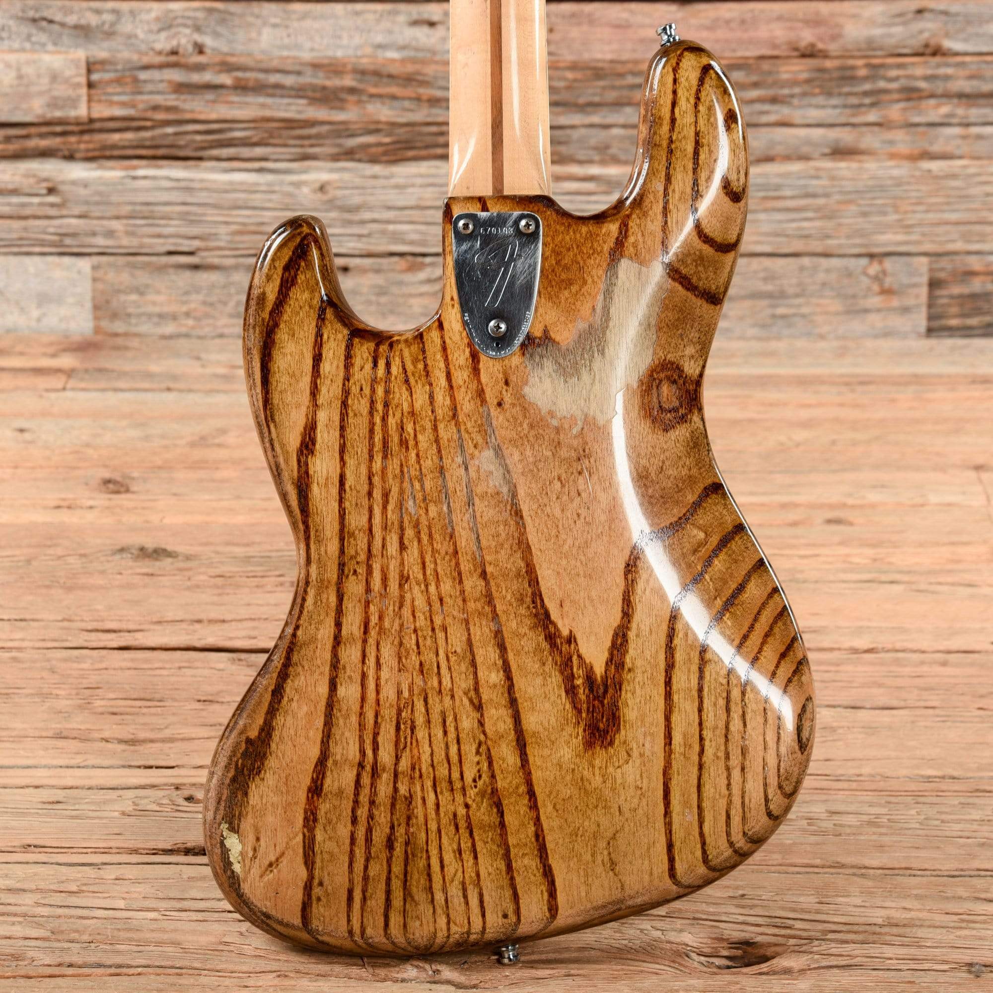 Fender Jazz Bass Natural Refin 1975 Bass Guitars / 4-String