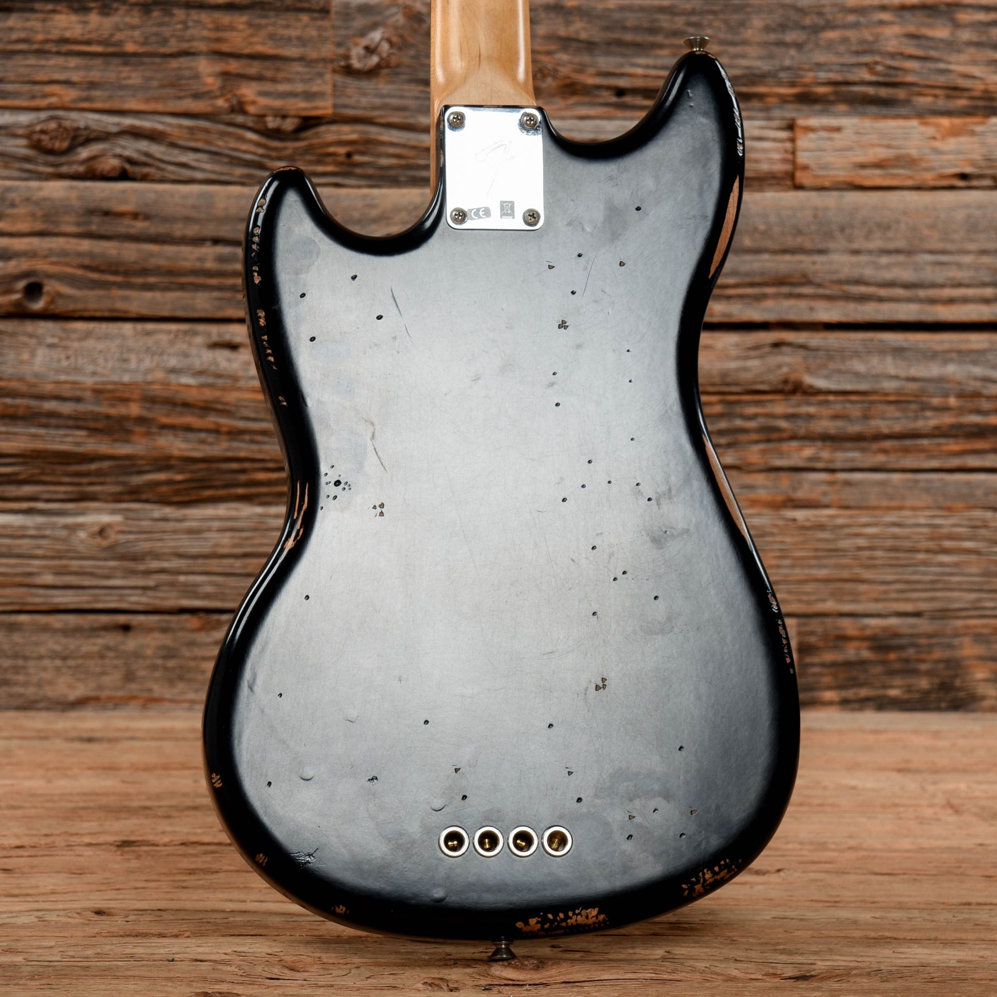 Fender Justin Meldal-Johnsen Road Worn Signature Mustang Bass Black 2020 Bass Guitars / 4-String