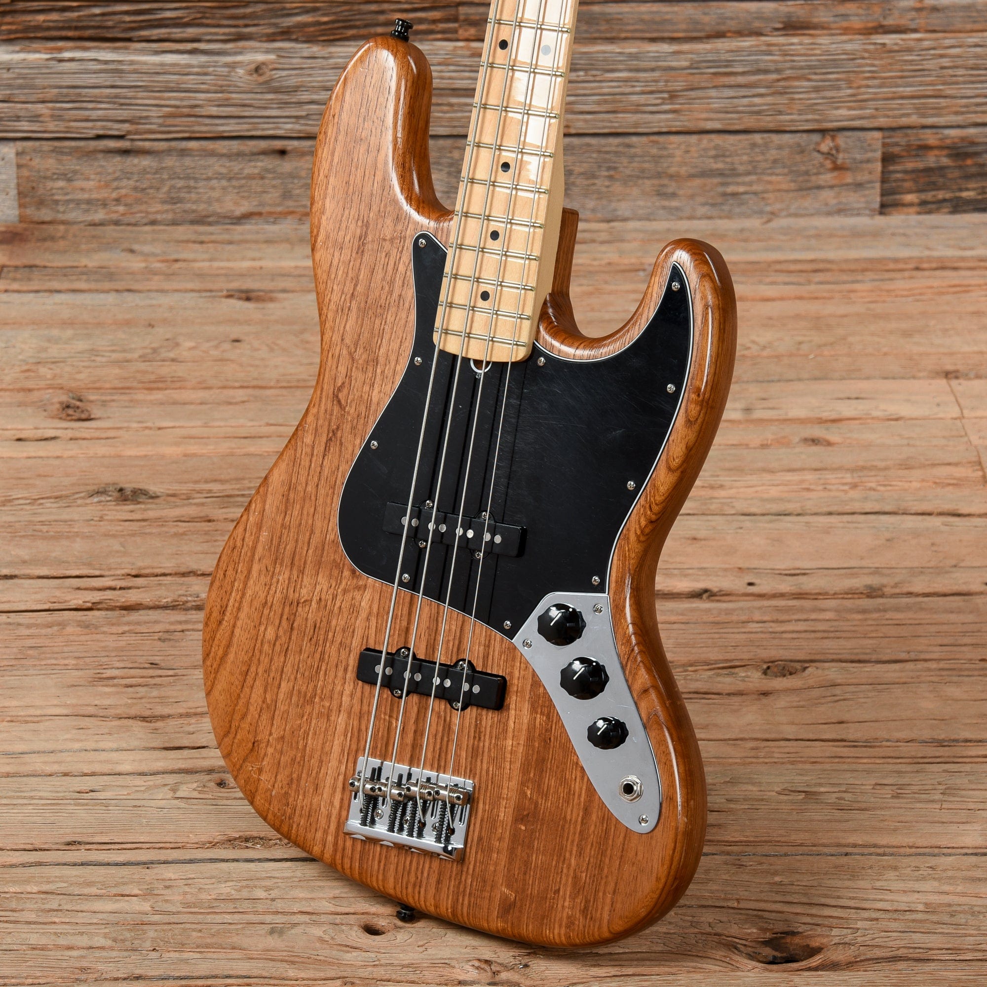 Fender Limited Edition Roasted Ash American Professional Jazz Bass Natural 2018 Bass Guitars / 4-String