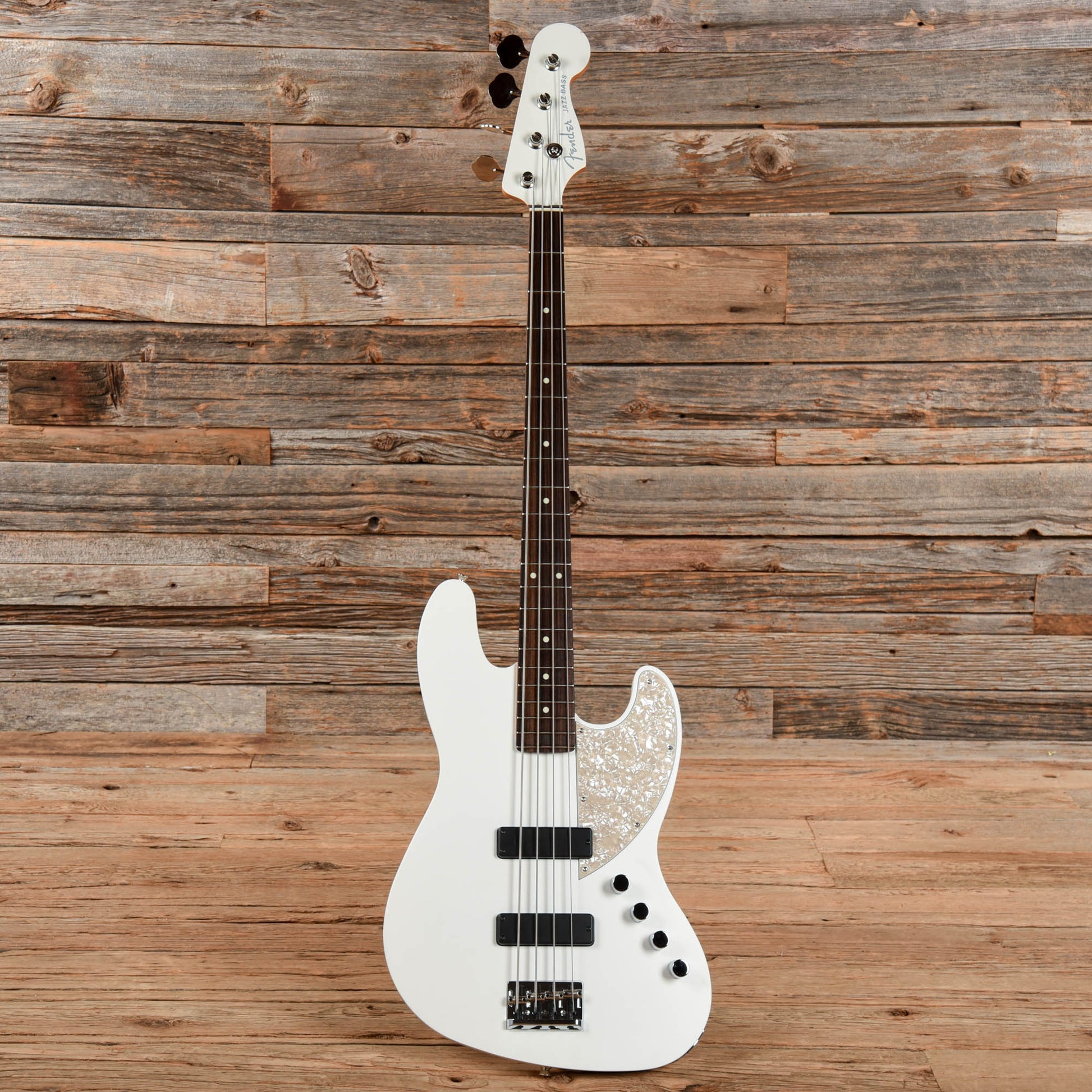 Fender MIJ Elemental Jazz Bass Nimbus White 2022 Bass Guitars / 4-String