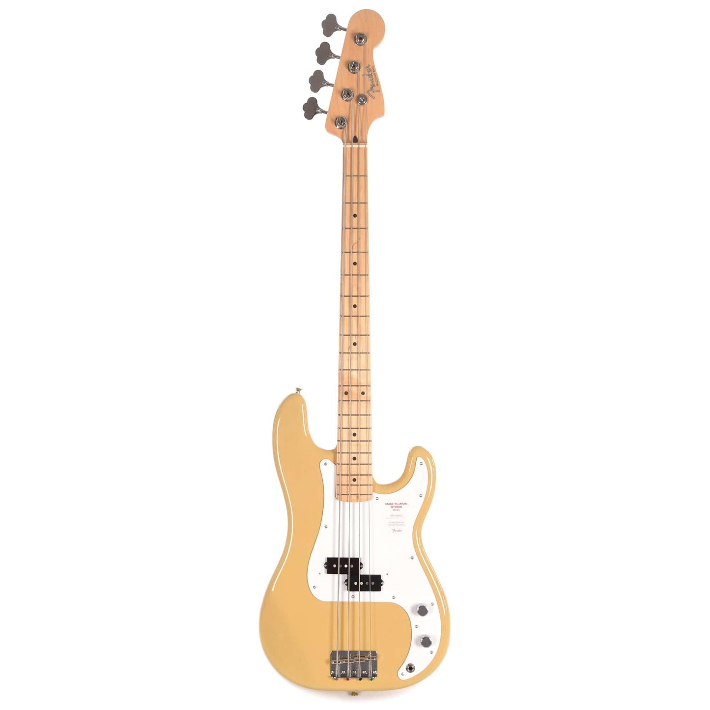 Fender MIJ Hybrid 50s Precision Bass Off-White Blonde Bass Guitars / 4-String