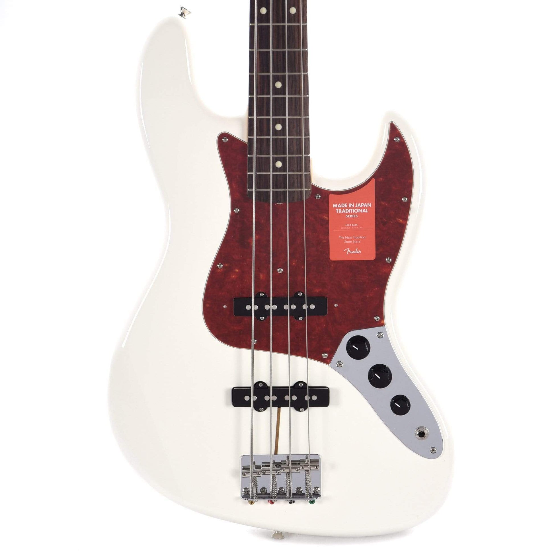 Fender MIJ Traditional 60s Jazz Bass Arctic White – Chicago Music 
