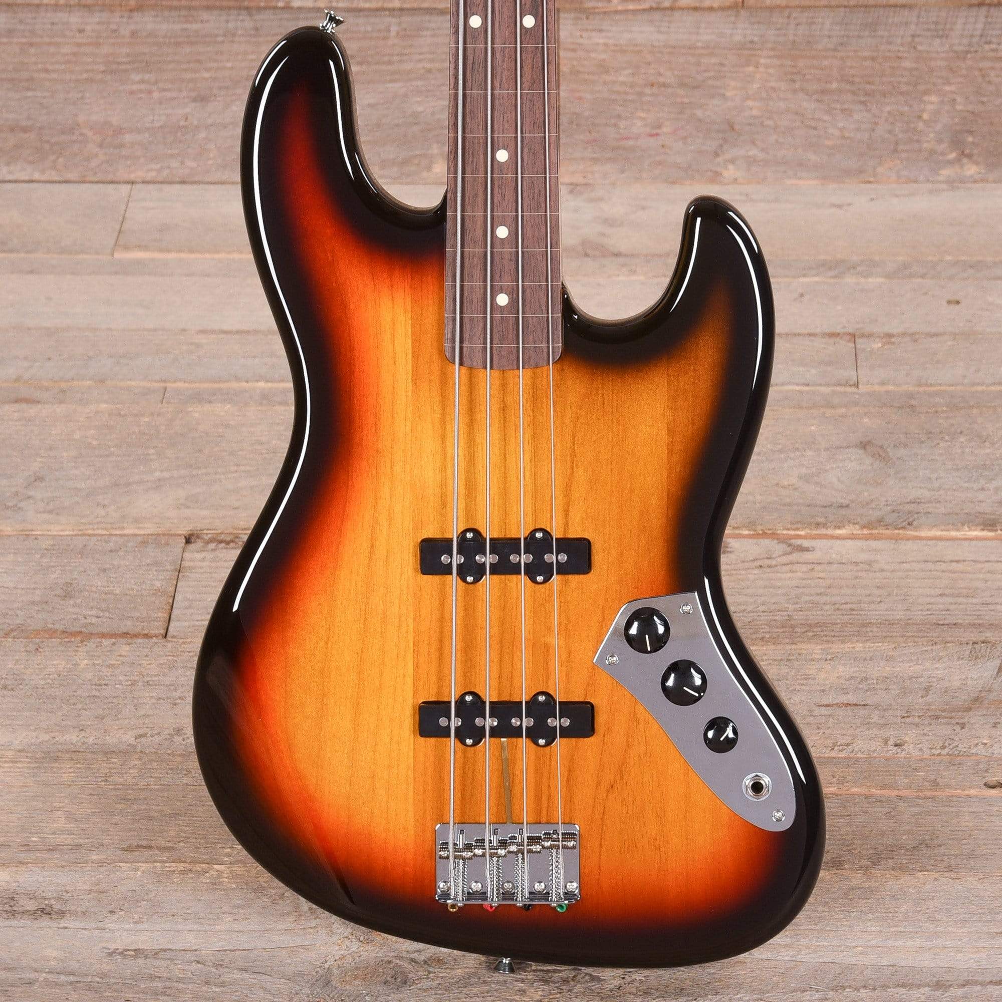 Fender MIJ Traditional 60s Jazz Bass Fretless RW 3-Color Sunburst w/Gig Bag Bass Guitars / 4-String