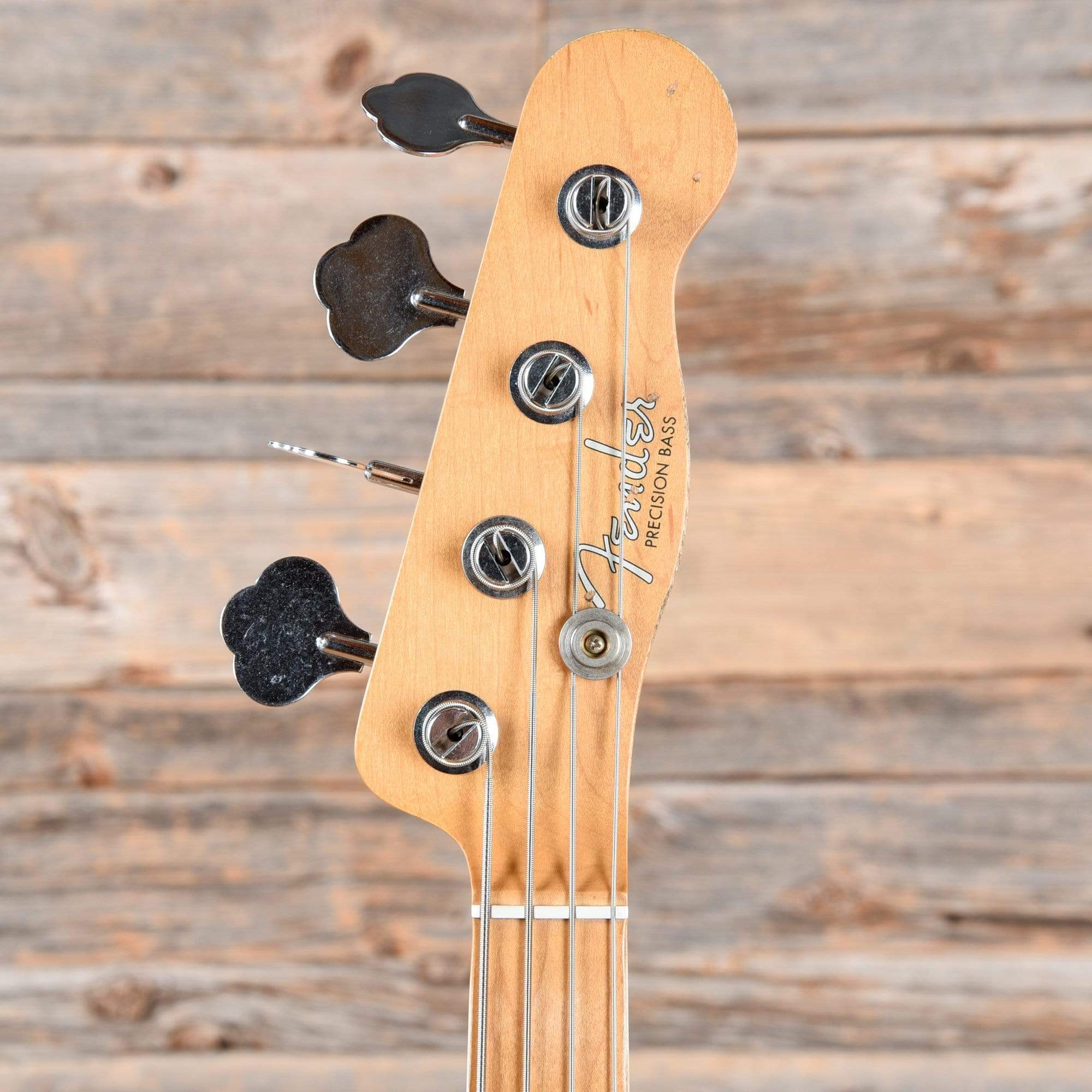 Fender Mike Dirnt Signature Road Worn Precision Bass White Blonde 2019 Bass Guitars / 4-String
