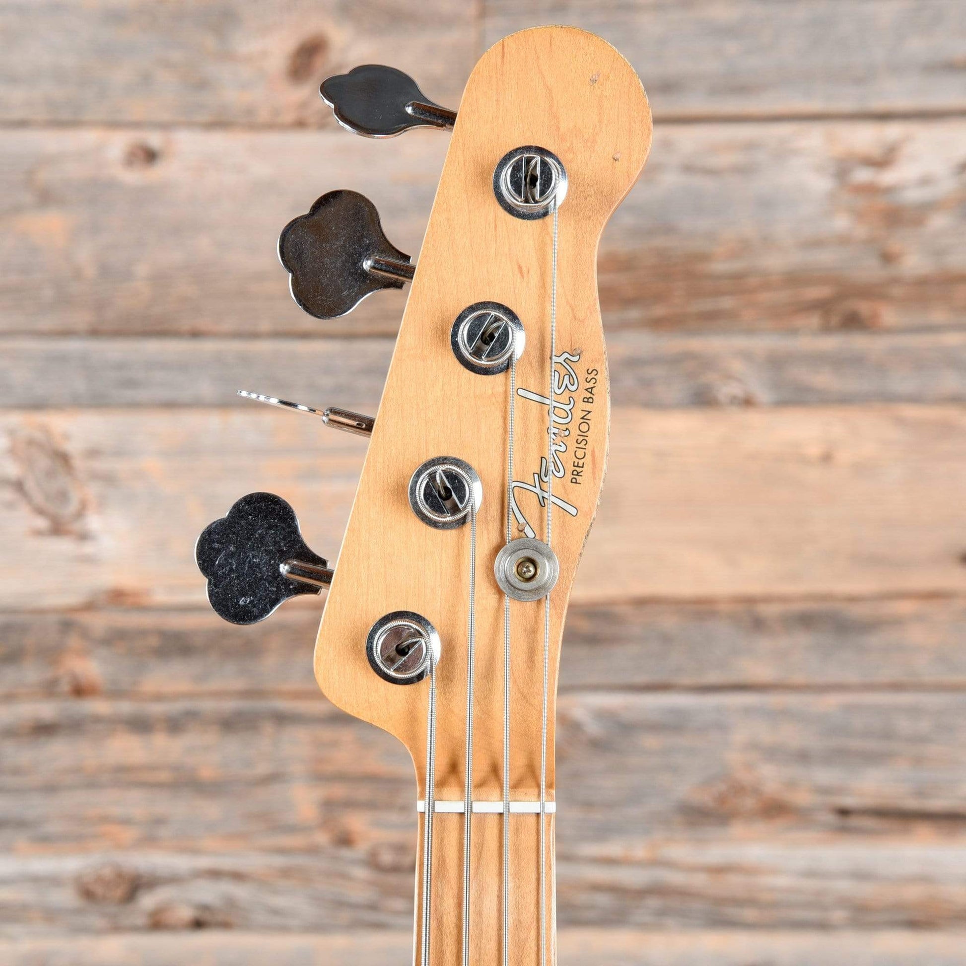 Fender Mike Dirnt Signature Road Worn Precision Bass White Blonde 2019 Bass Guitars / 4-String