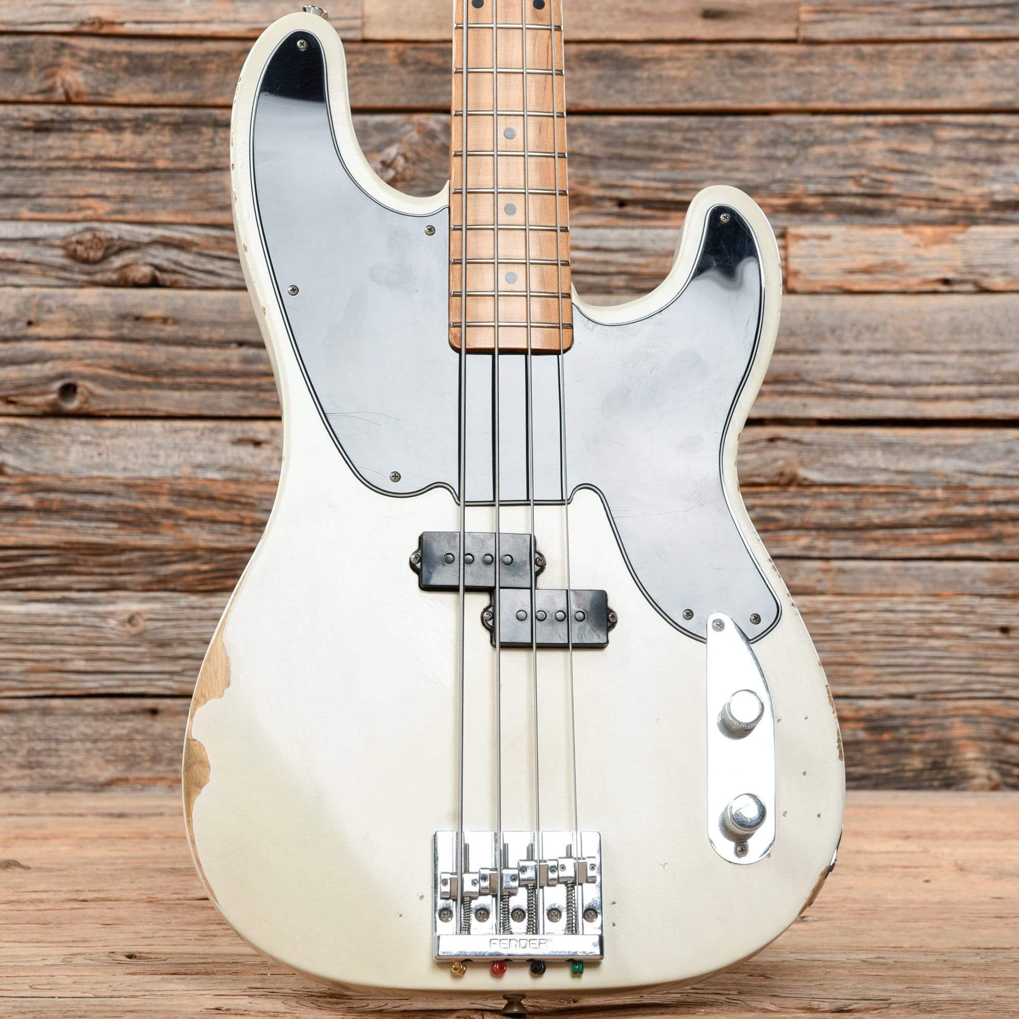 Fender Mike Dirnt Signature Road Worn Precision Bass White Blonde 2019 Bass Guitars / 4-String