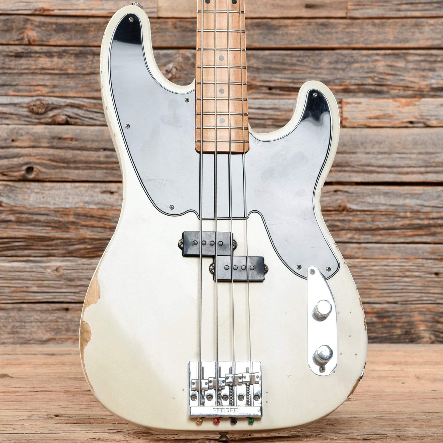 Fender Mike Dirnt Signature Road Worn Precision Bass White Blonde 2019 Bass Guitars / 4-String