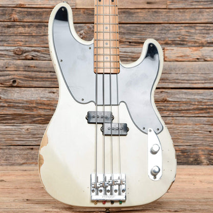Fender Mike Dirnt Signature Road Worn Precision Bass White Blonde 2019 Bass Guitars / 4-String