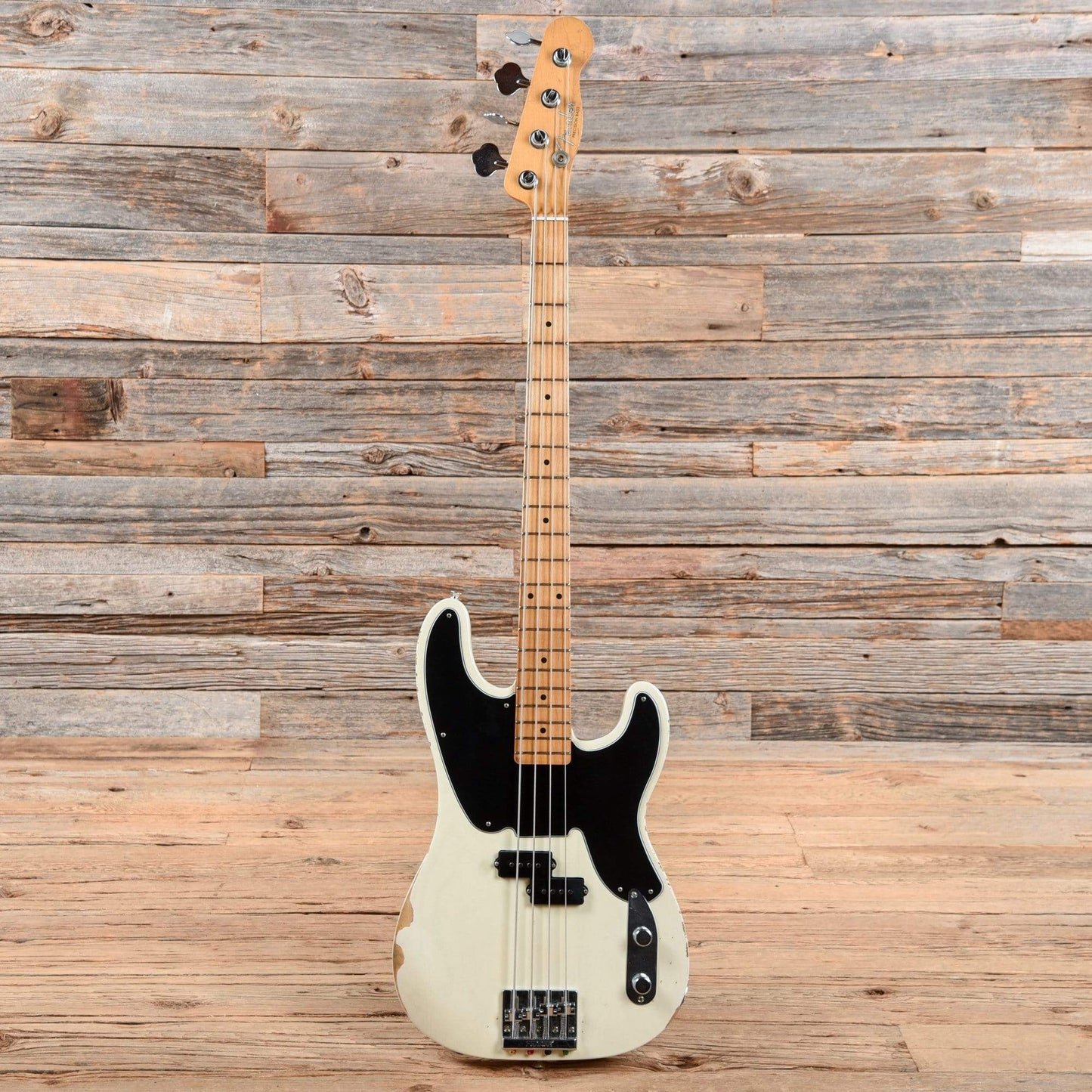 Fender Mike Dirnt Signature Road Worn Precision Bass White Blonde 2019 Bass Guitars / 4-String