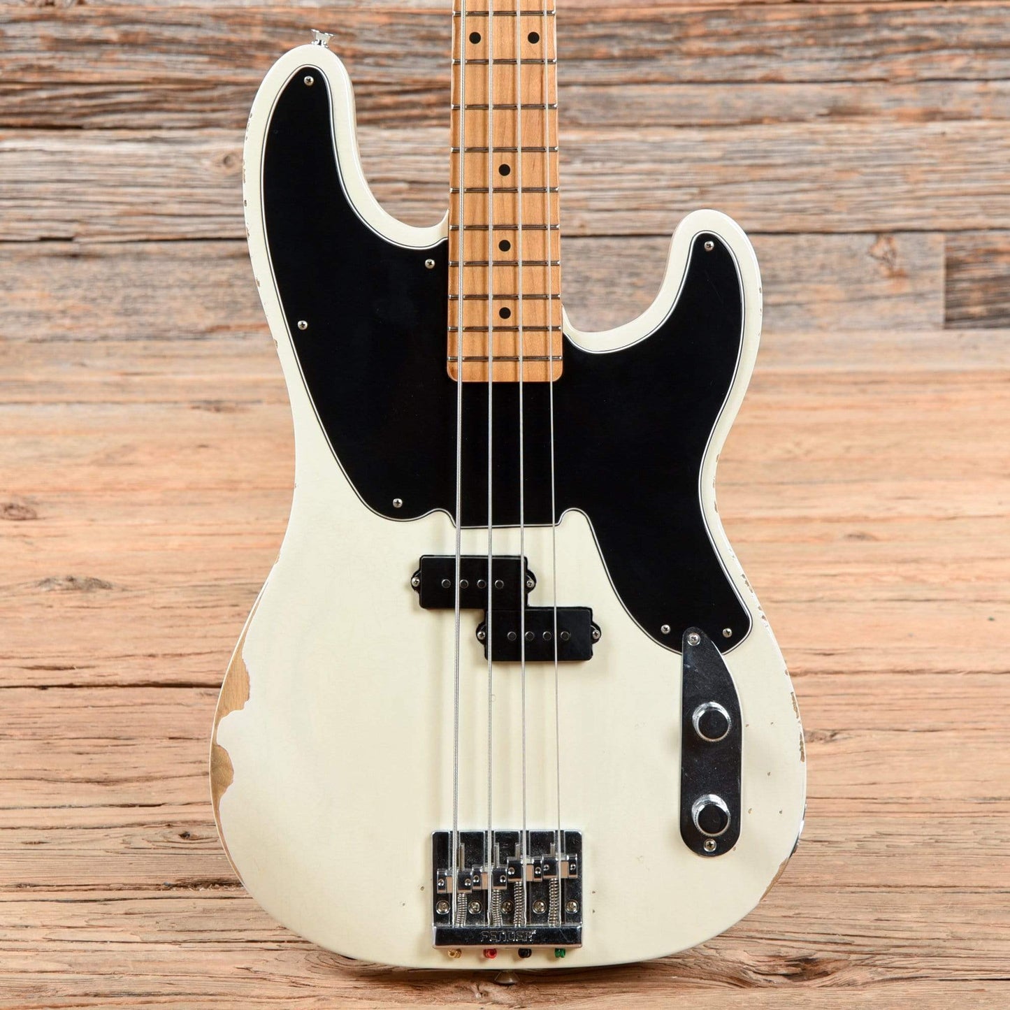 Fender Mike Dirnt Signature Road Worn Precision Bass White Blonde 2019 Bass Guitars / 4-String