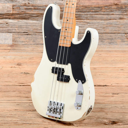 Fender Mike Dirnt Signature Road Worn Precision Bass White Blonde 2019 Bass Guitars / 4-String