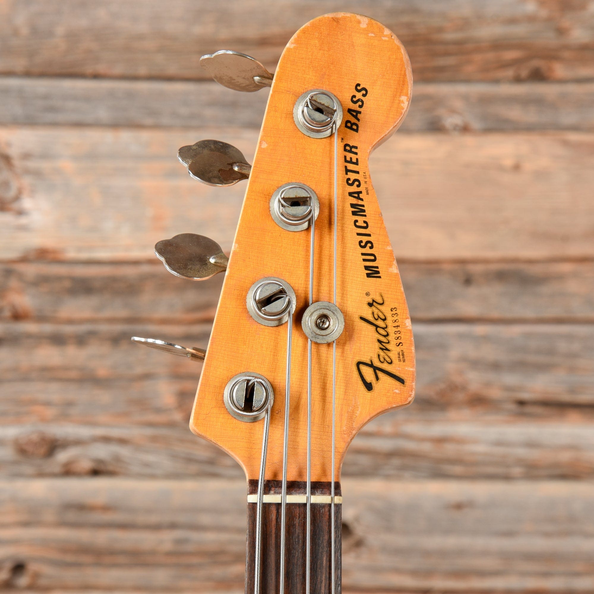 Musicmaster Fender Musicmaster Bass Black 1979 – Chicago Music Exchange