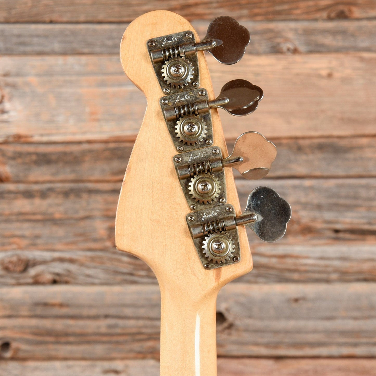 Fender Musicmaster Bass Natural Refin 1978 Bass Guitars / 4-String