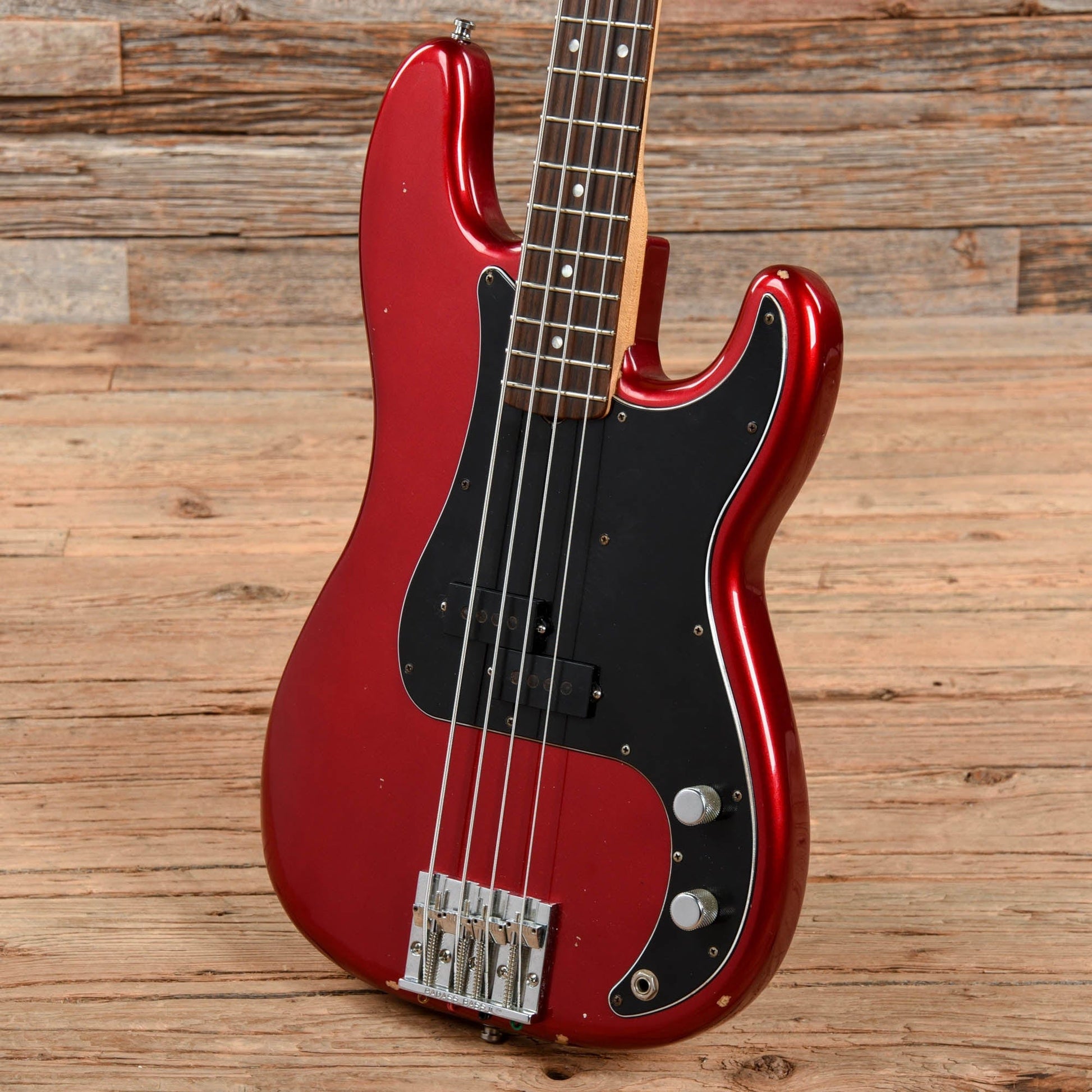 Fender Nate Mendel Artist Series Signature Precision Bass Candy Apple Red Bass Guitars / 4-String