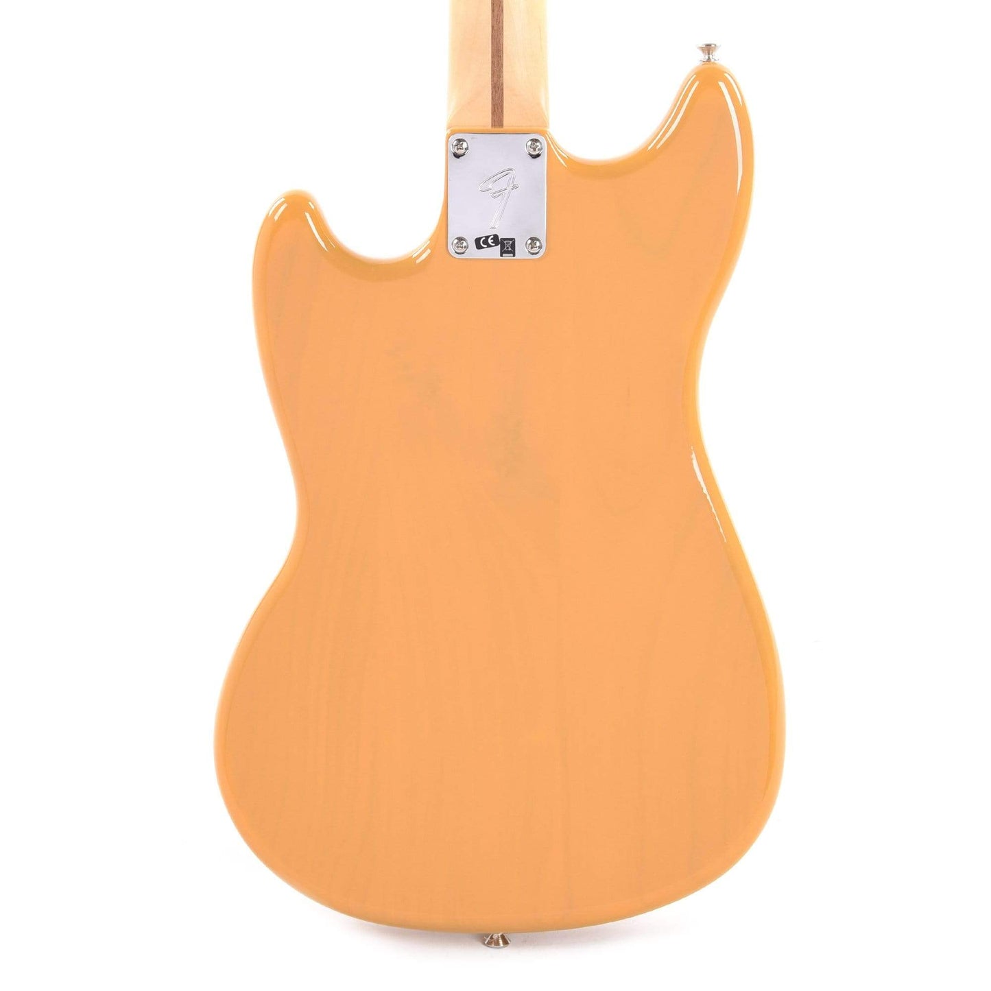 Fender Offset Series Mustang Bass PJ Butterscotch Blonde w/3-Ply Black Pickguard Bass Guitars / 4-String