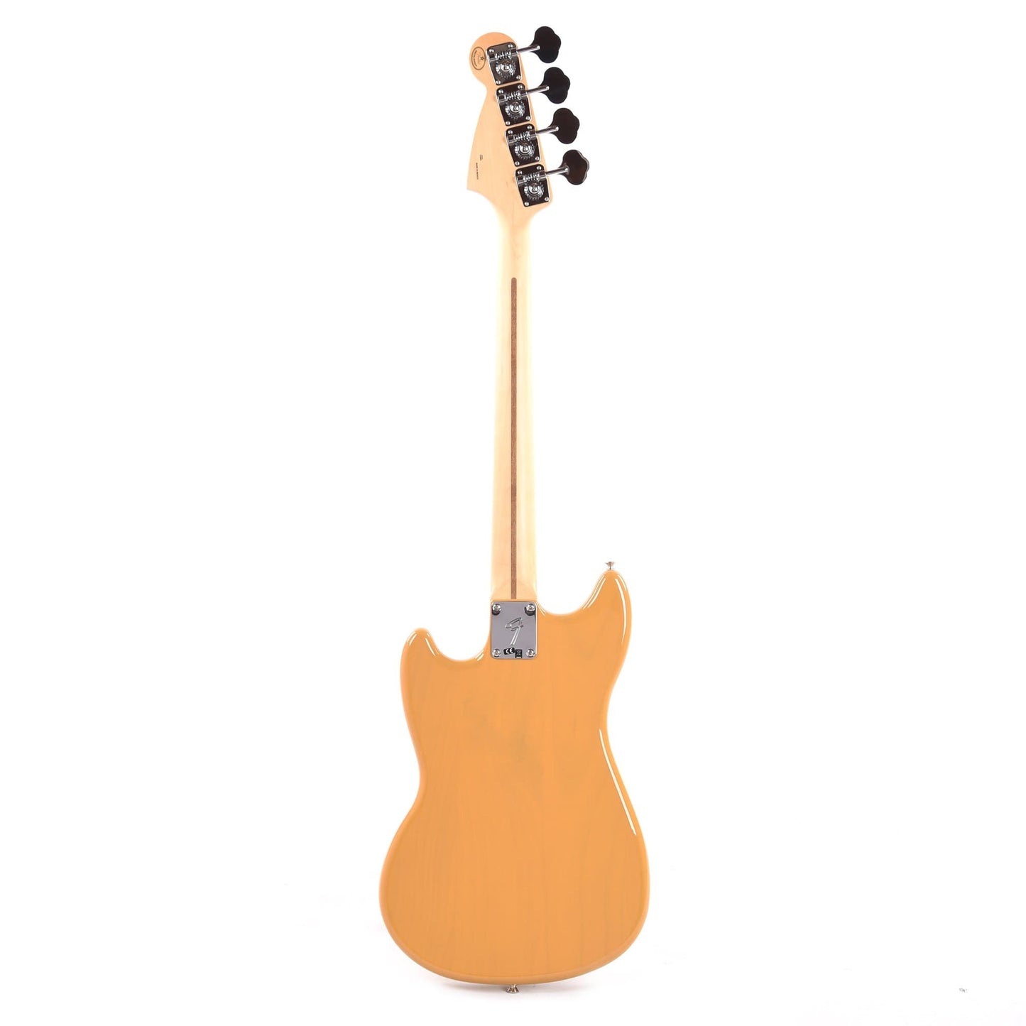 Fender Offset Series Mustang Bass PJ Butterscotch Blonde w/3-Ply Black Pickguard Bass Guitars / 4-String