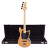 Fender Offset Series Mustang Bass PJ MN Butterscotch Blonde w/3-Ply Black Pickguard Fender Mustang Bass Case Bundle Bass Guitars / 4-String