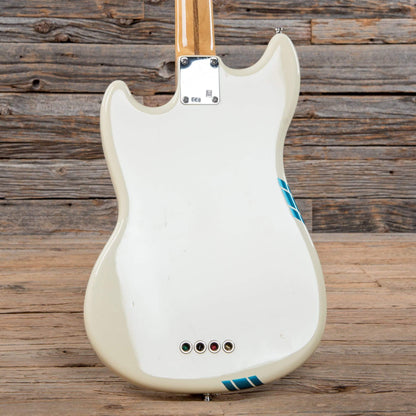 Fender Pawn Shop Mustang Bass Olympic White w/ Stripe 2013 Bass Guitars / 4-String