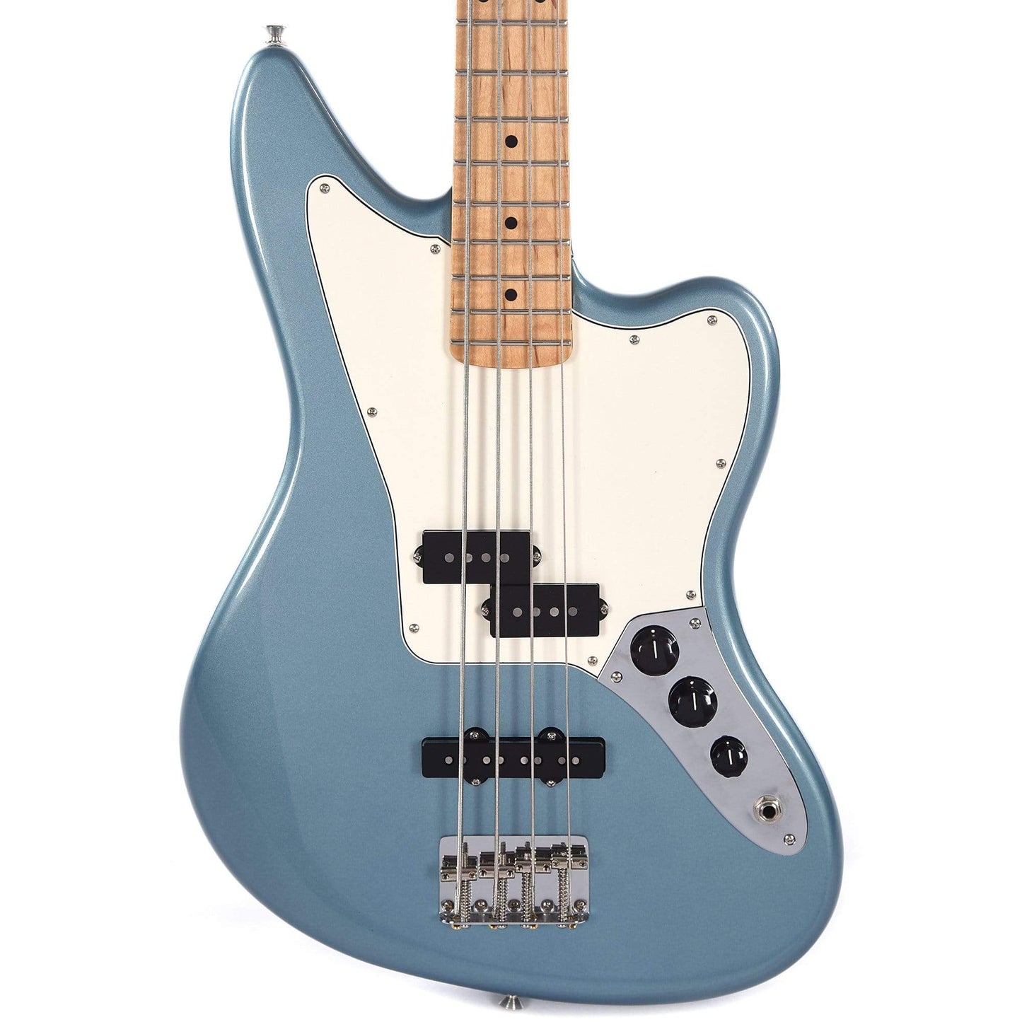 Fender Player Jaguar Bass Tidepool Bundle w/Fender Gig Bag, Stand, Cable, Tuner, Picks and Strings Bass Guitars / 4-String