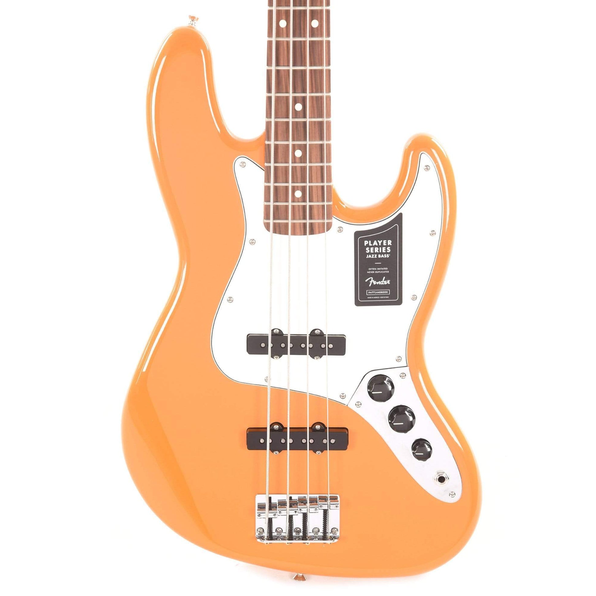 Fender Player Jazz Bass Capri Orange Bass Guitars / 4-String