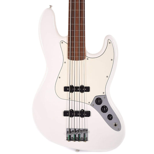 Fender Player Jazz Bass Fretless Polar White Bass Guitars / 4-String