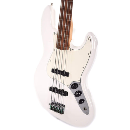 Fender Player Jazz Bass Fretless Polar White Bass Guitars / 4-String