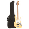 Fender Player Jazz Bass MN Buttercream and FB405 Gig Bag Bundle Bass Guitars / 4-String