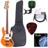 Fender Player Jazz Bass PF Capri Orange w/Gig Bag, Tuner, Cables, Picks and Strings Bundle Bass Guitars / 4-String