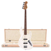 Fender Player Jazz Bass Polar White and Hardshell Case Jazz Bass/Precision Bass Shell Pink w/Cream Interior Bass Guitars / 4-String