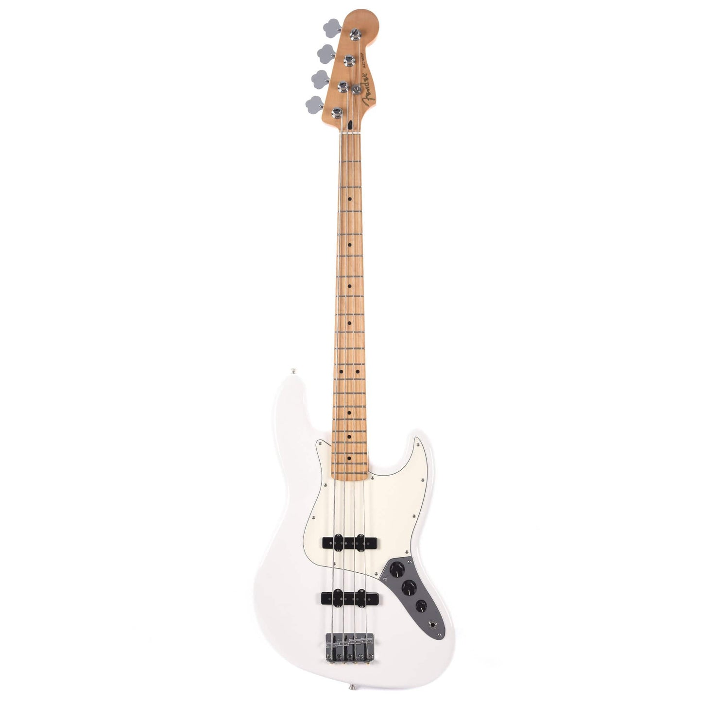 Fender Player Jazz Bass Polar White Bundle w/Fender Gig Bag, Stand, Cable, Tuner, Picks and Strings Bass Guitars / 4-String