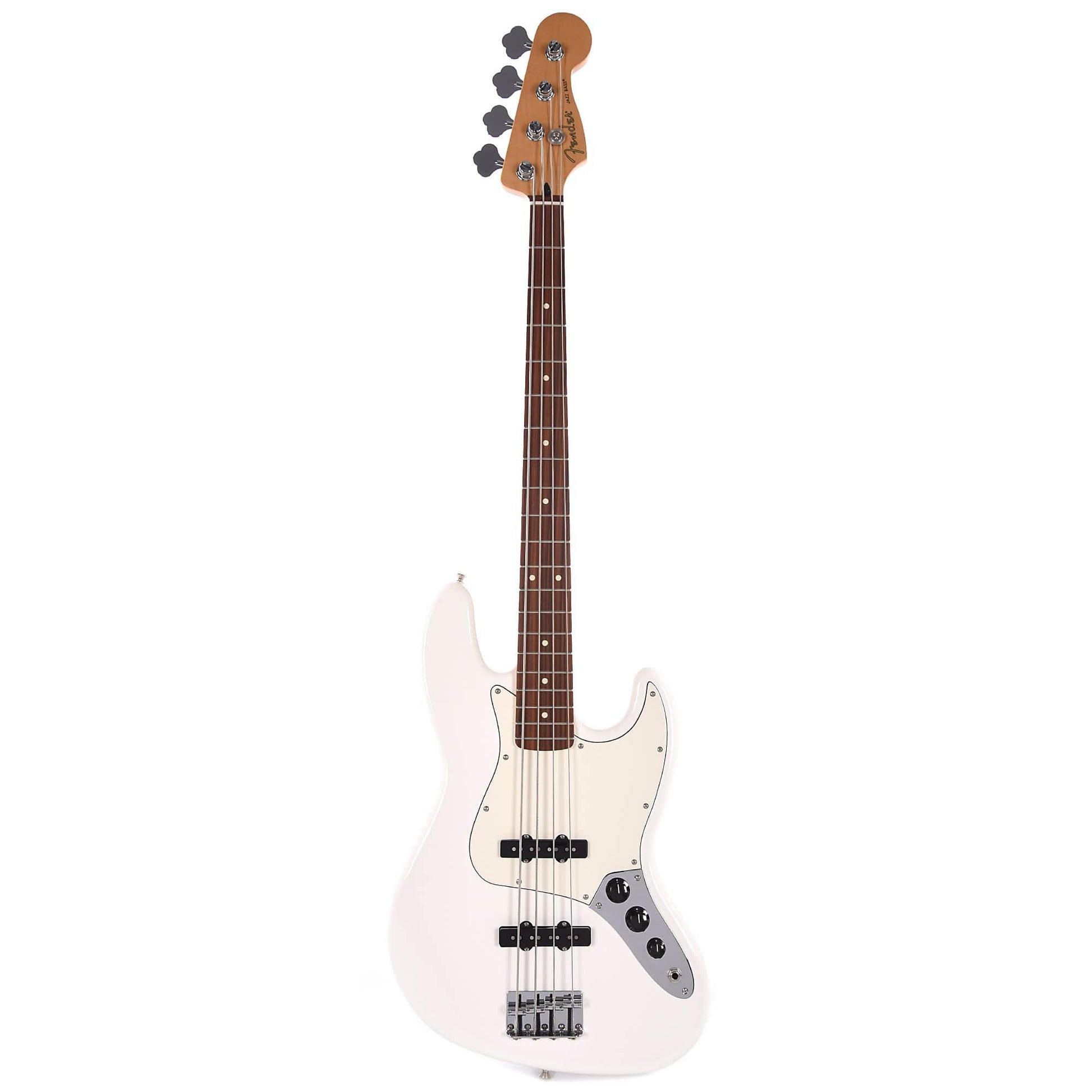 Fender Player Jazz Bass Polar White Bundle w/Fender Gig Bag, Stand, Cable, Tuner, Picks and Strings Bass Guitars / 4-String