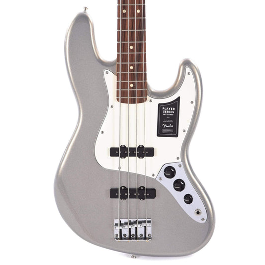 Fender Player Jazz Bass Silver Bass Guitars / 4-String