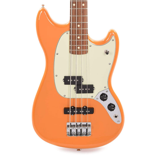 Fender Player Mustang Bass Capri Orange Bass Guitars / 4-String