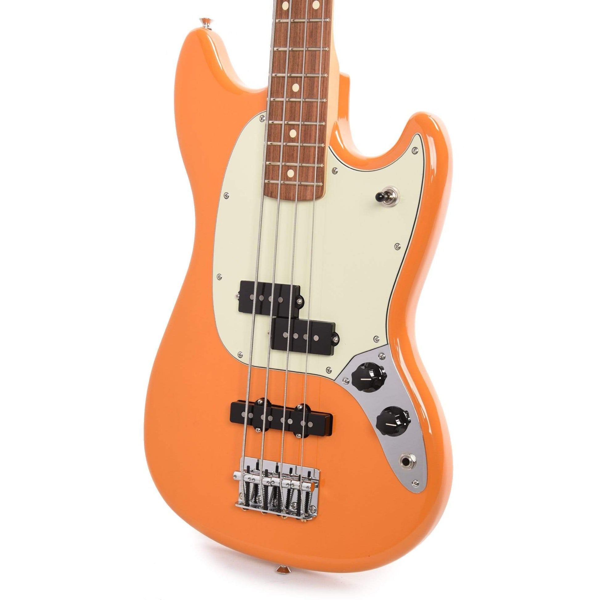 Fender Player Mustang Bass Capri Orange Bass Guitars / 4-String