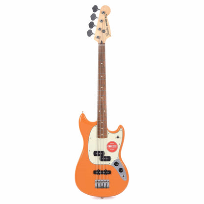 Fender Player Mustang Bass Capri Orange Bass Guitars / 4-String