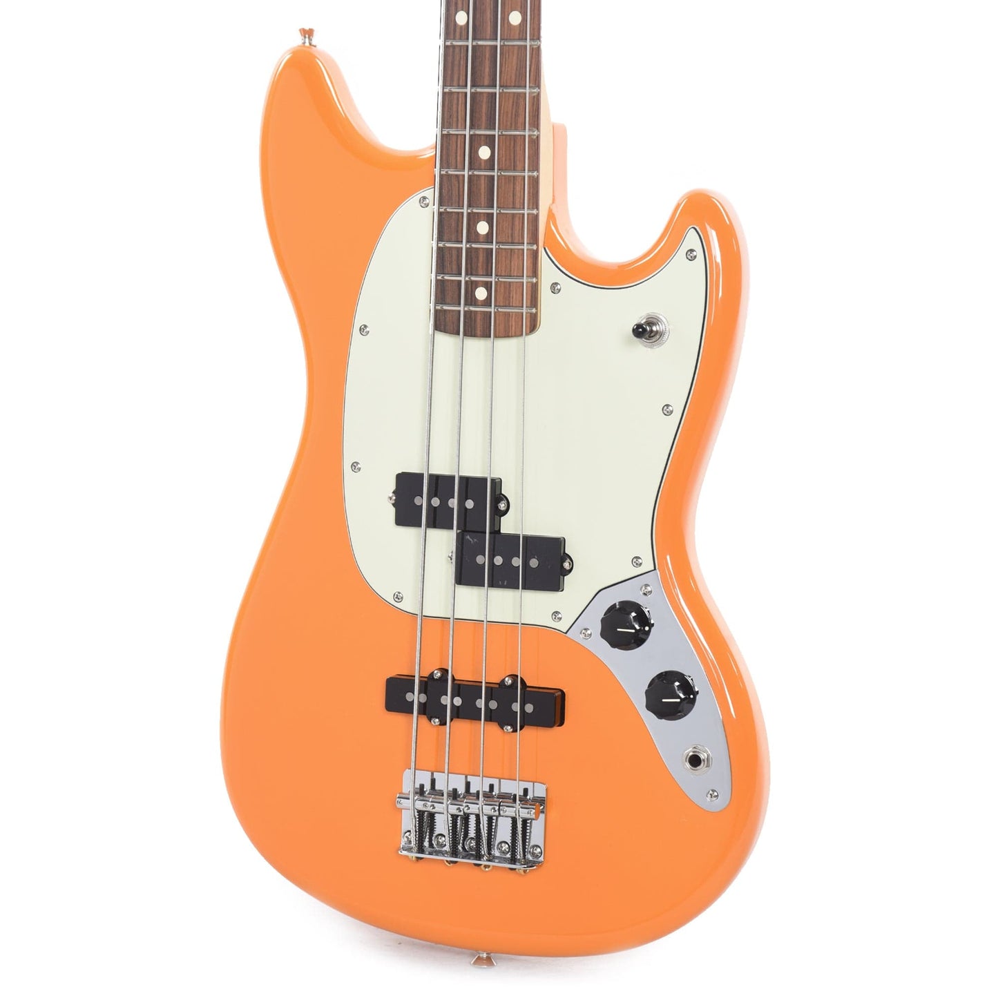 Fender Player Mustang Bass Capri Orange Bass Guitars / 4-String