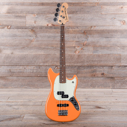 Fender Player Mustang Bass Capri Orange Bass Guitars / 4-String