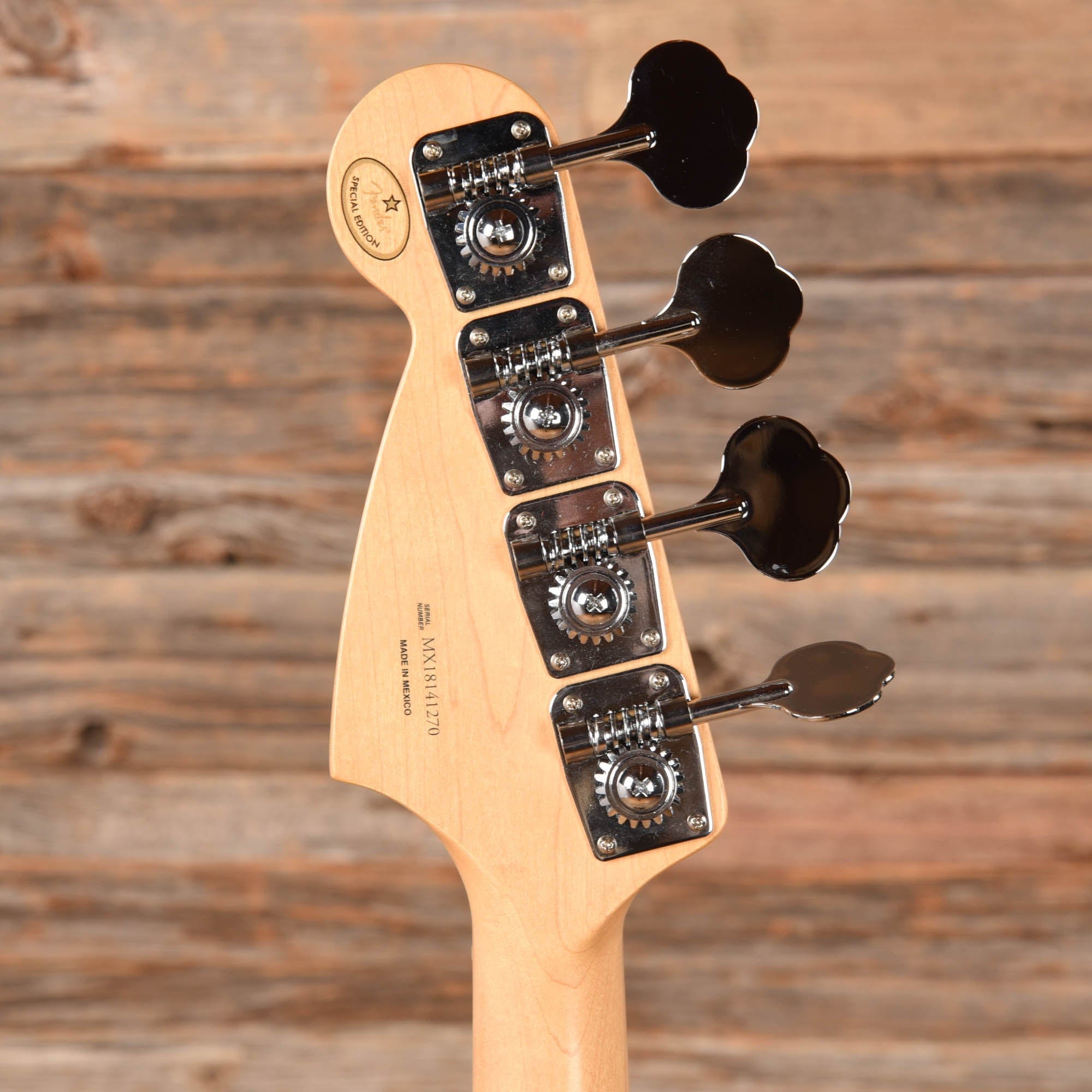 Fender Player Mustang Bass CME Exclusive Black 2018 Bass Guitars / 4-String