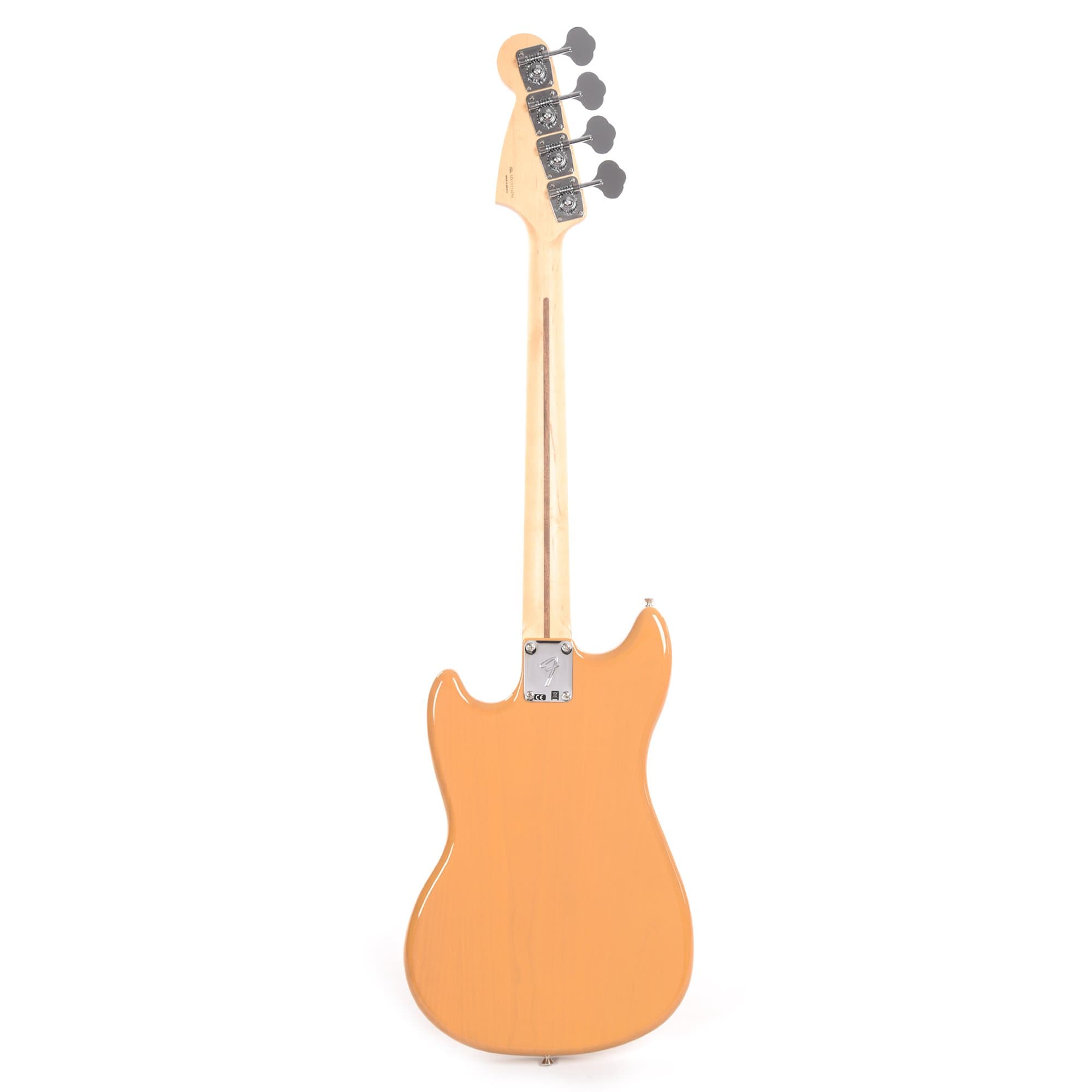 Fender Player Mustang Bass PJ Butterscotch Blonde w/3-Ply Black Pickguard Bass Guitars / 4-String