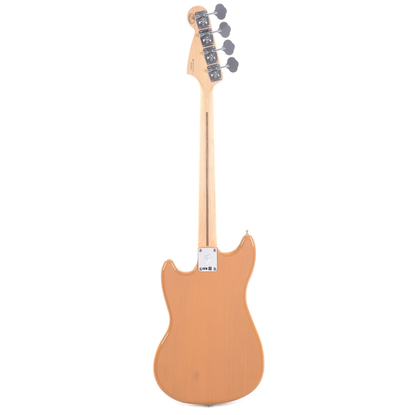 Fender Player Mustang Bass PJ Butterscotch Blonde w/3-Ply Black Pickguard Bass Guitars / 4-String