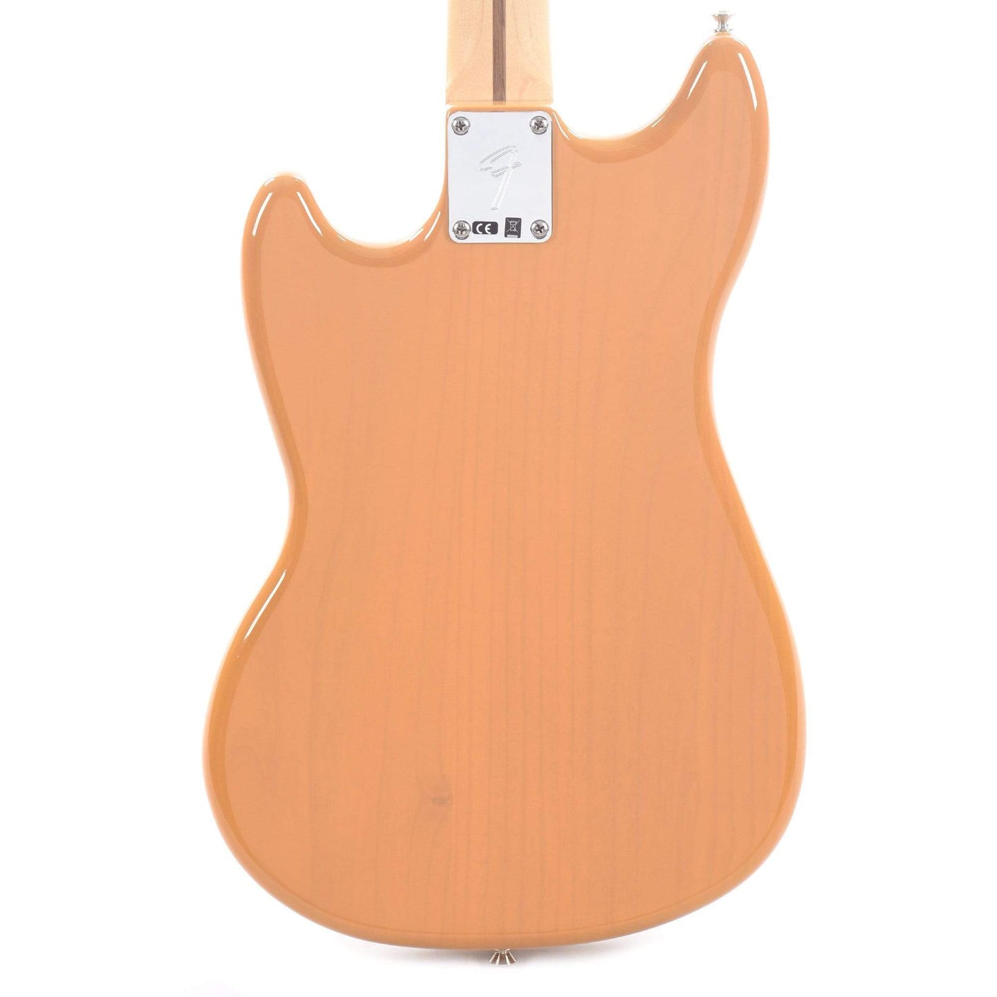 Fender Player Mustang Bass PJ Butterscotch Blonde w/3-Ply Black Pickguard Bass Guitars / 4-String