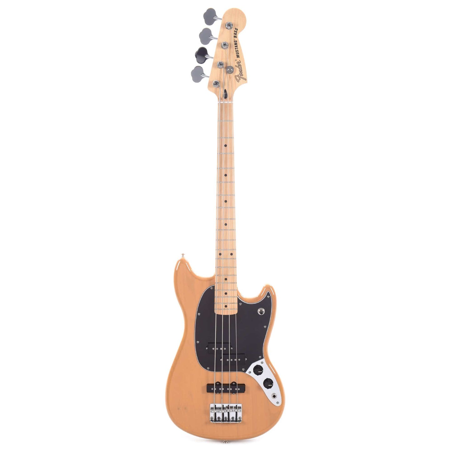 Fender Player Mustang Bass PJ Butterscotch Blonde w/3-Ply Black Pickguard Bass Guitars / 4-String