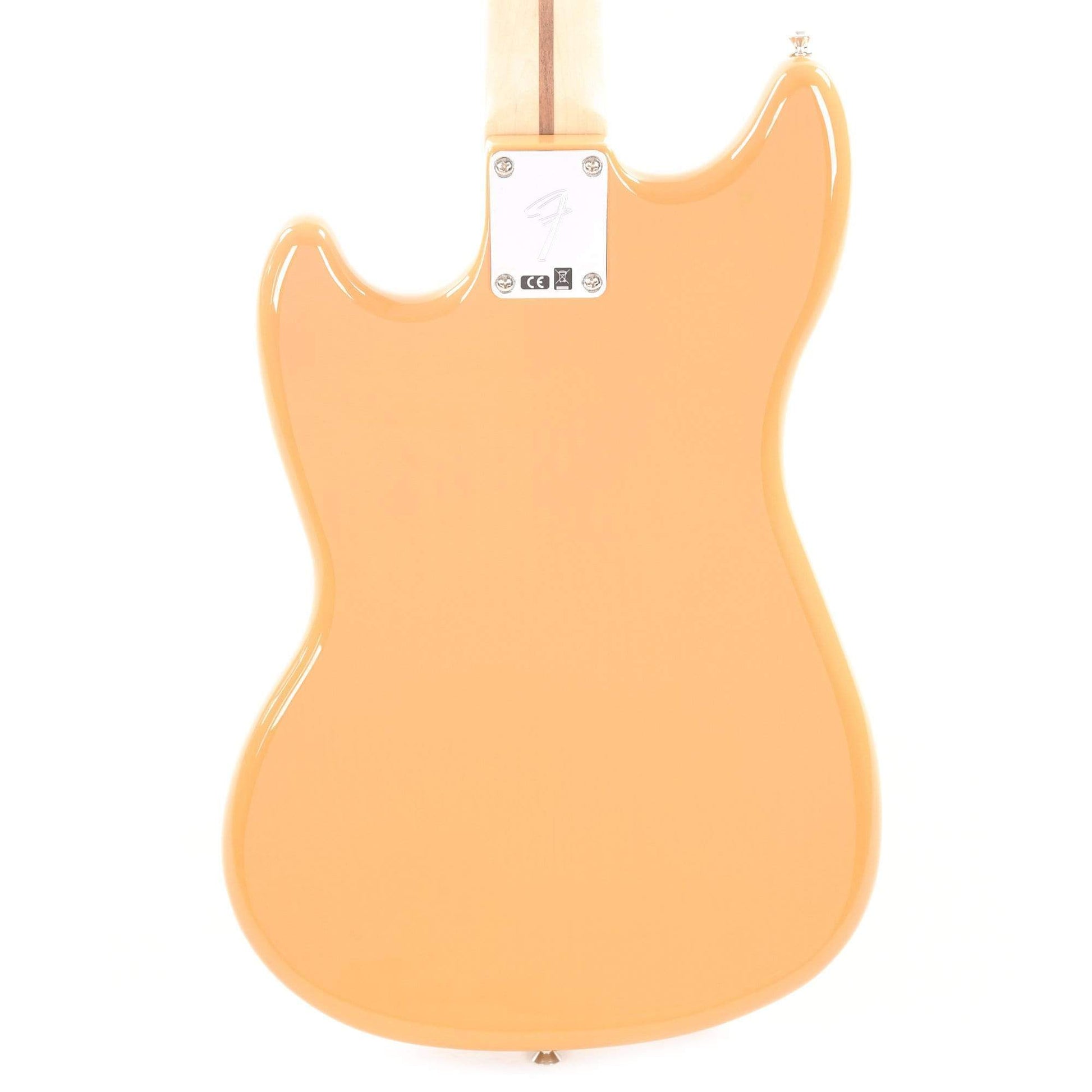 Fender Player Mustang Bass PJ Butterscotch Blonde w/3-Ply Black Pickguard Bass Guitars / 4-String