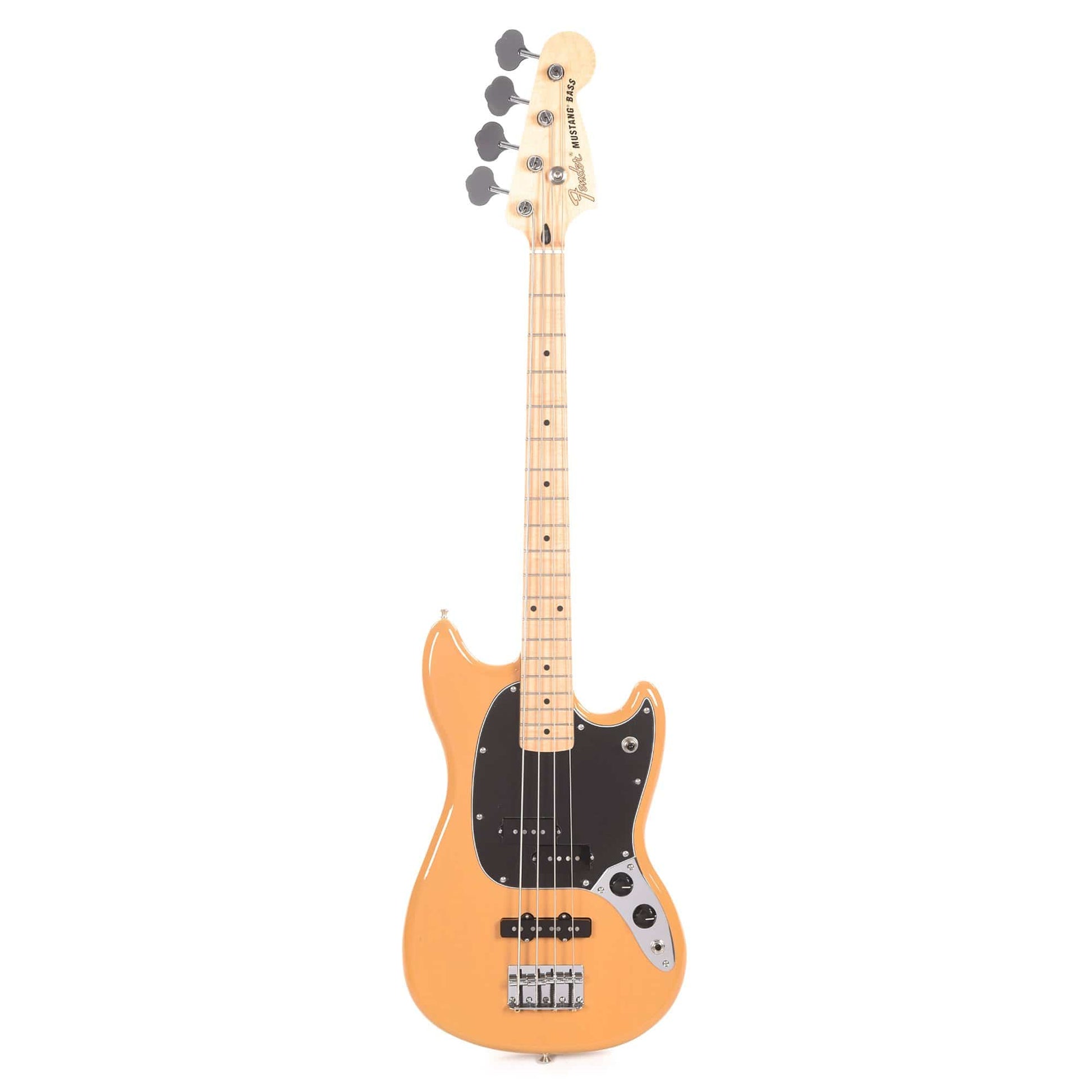 Fender Player Mustang Bass PJ Butterscotch Blonde w/3-Ply Black Pickguard (CME Exclusive) B-STOCK Bass Guitars / 4-String