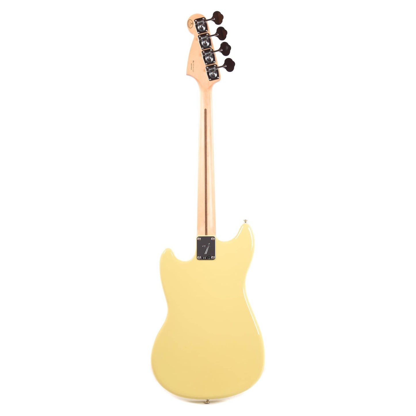 Fender PLayer Mustang Bass PJ Canary Diamond w/3-Ply Mint Pickguard Bass Guitars / 4-String