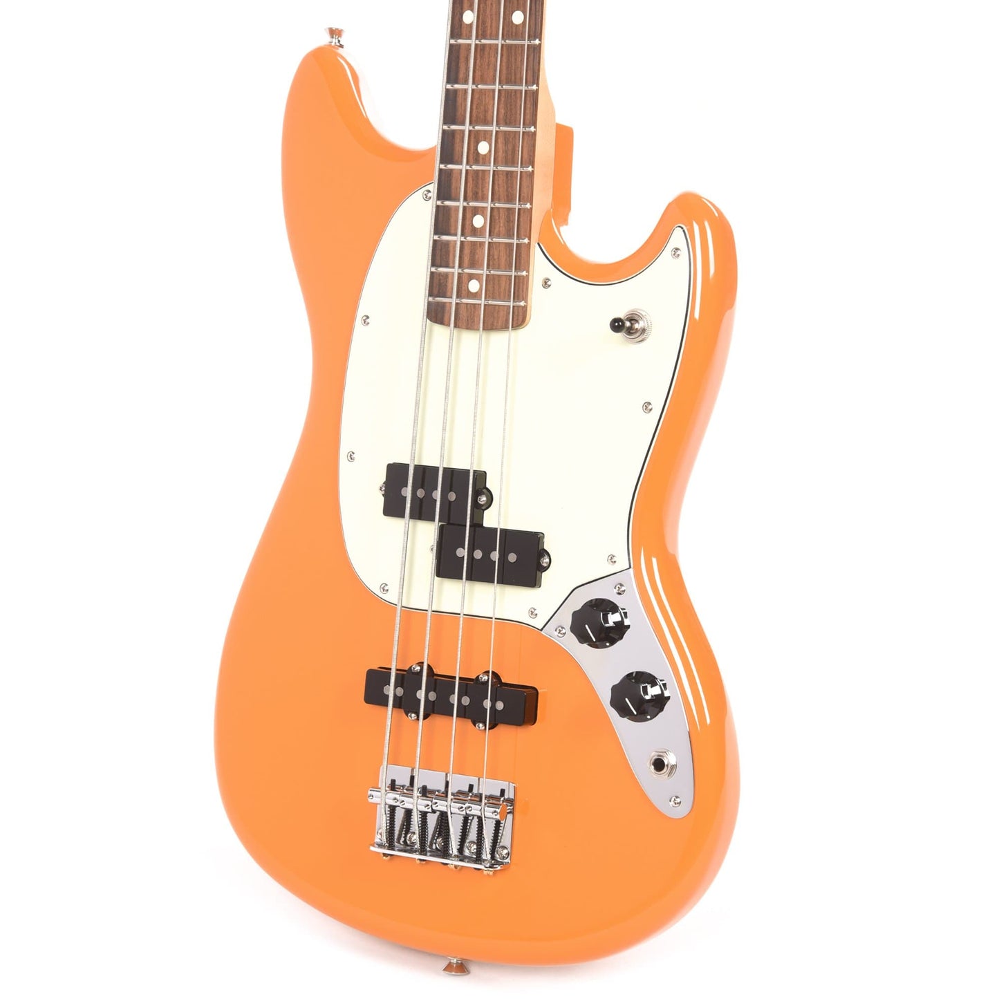 Fender Player Mustang Bass PJ Capri Orange Bass Guitars / 4-String