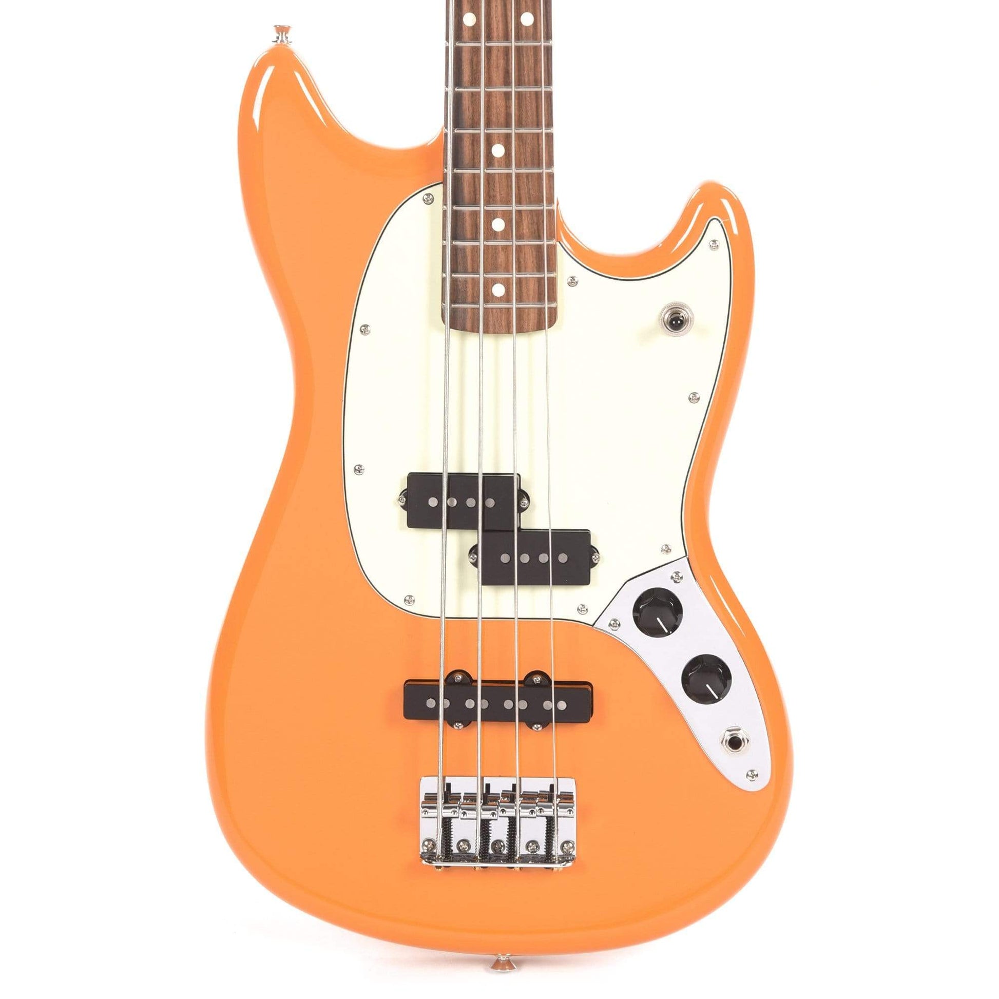 Fender Player Mustang Bass PJ Capri Orange Bass Guitars / 4-String