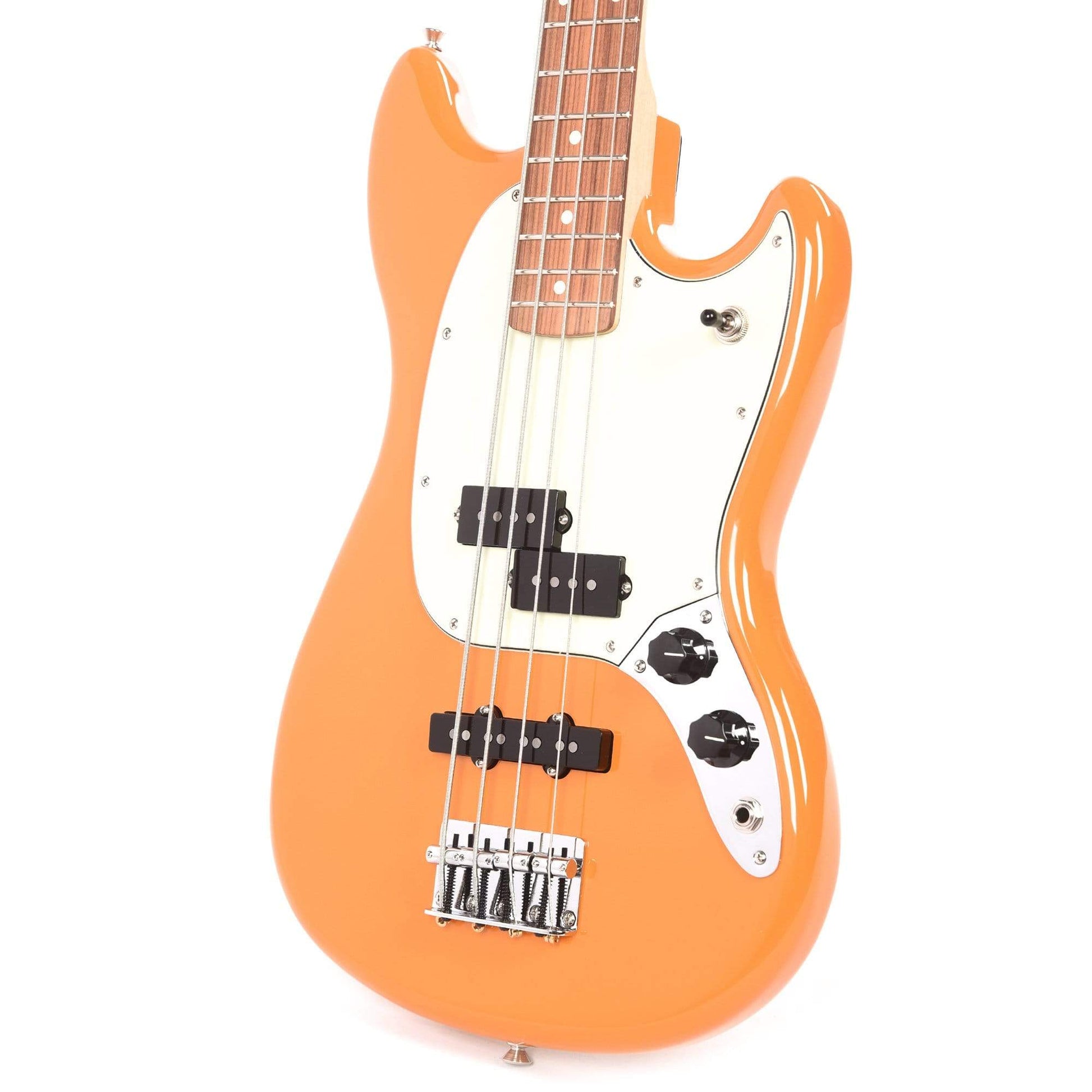 Fender Player Mustang Bass PJ Capri Orange Bass Guitars / 4-String